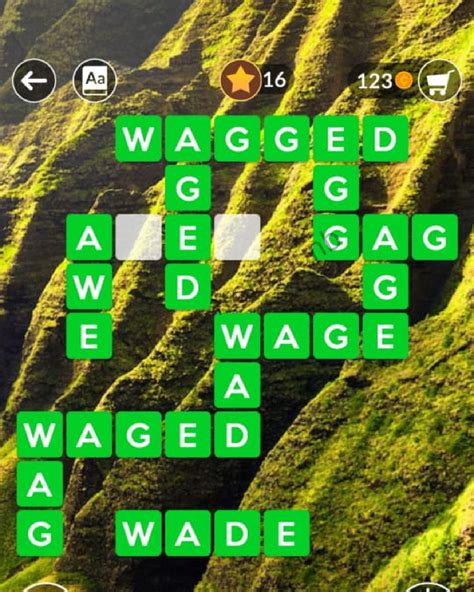 Wordscapes Level 667, Thick 11.